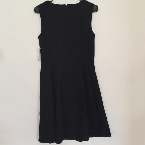 Bar III Black Fit Flare Cutout Dress Size M NWT - Picture 5 of 6
